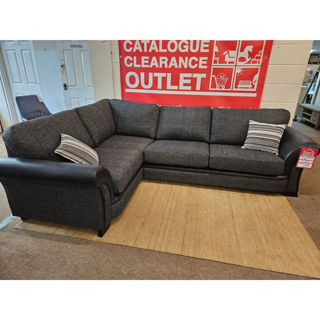 Tamsin Corner Sofa - Charcoal / A Grade