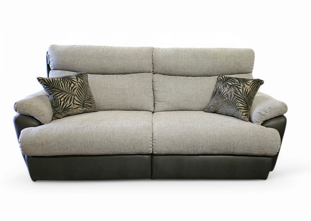 La-Z-Boy Freya 3 Seater Fabric Sofa - Grey / B Grade